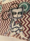 Game Over - Papercut Cutie Art Doll