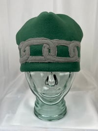 Image 2 of GREEN CHAIN BEANIE