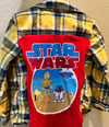 Children’s Vintage Black/Yellow Flannel Shirt Star Wars