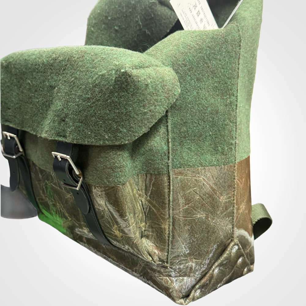 Image of Maison Margiela Wet Felt Army Backpack