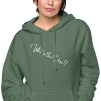 Image 11 of What's The Use Embroidered Unisex Pigment-Dyed Hoodie