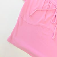 Image 4 of Arizona Jean Company MilkMaid Pink Short Sleeve Crop Top