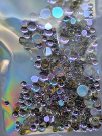 Image 2 of Water drop purple translucent 