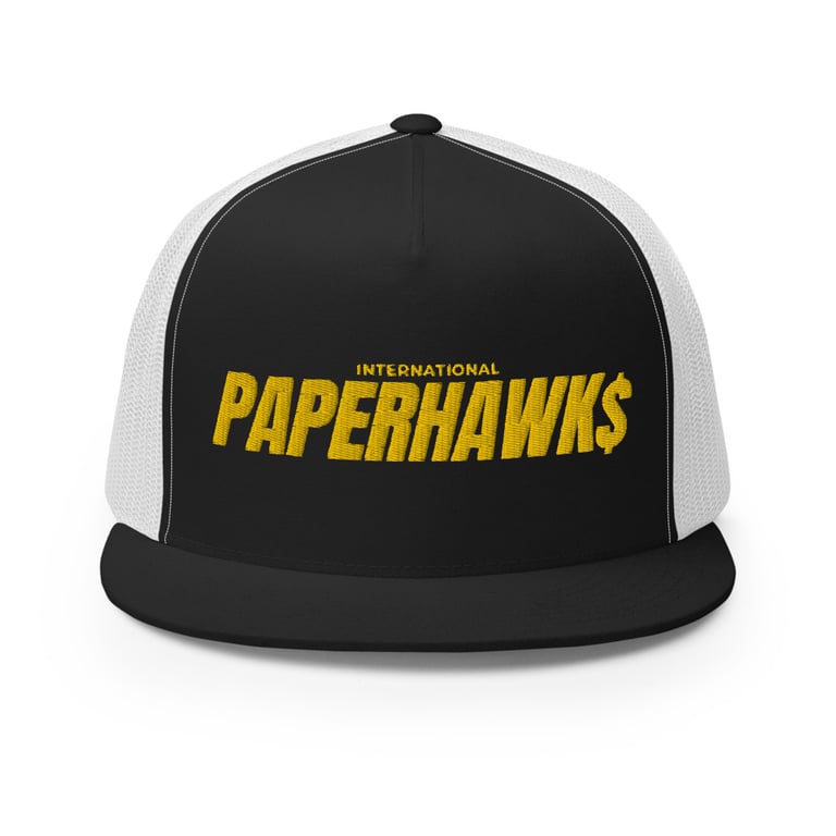 PAPERHAWK$ GOLD Trucker Cap Image 2