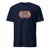 Image 4 of Japanese Daruma Skull Unisex T-Shirt