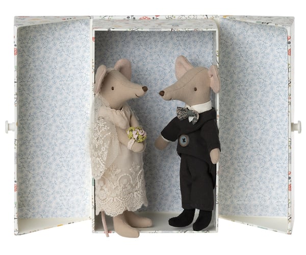Image of Maileg - Mice Wedding Couple in Box