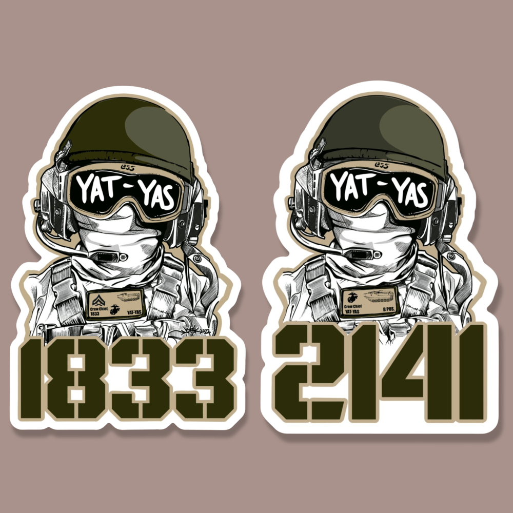 1833/2141 Crew Chief Sticker