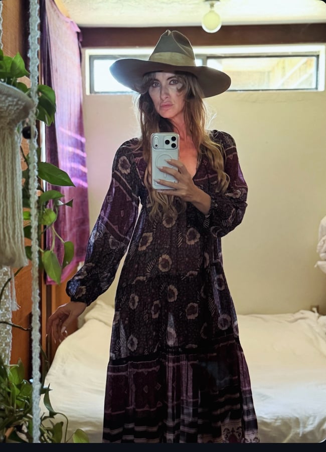 late 60s early 1970s Indian cotton gauze voile dress bohemian festival 