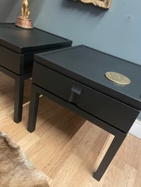 Image 2 of All black bedside / side tables