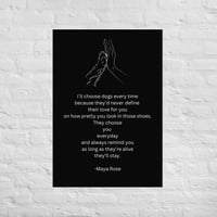 Image 2 of Poster Poem Love for Dogs