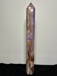 Image 4 of Large Lace Agate with Amethyst Generator #2840