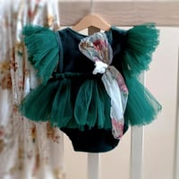 Image 1 of Body-dress Sagara - size 12 months - emerald