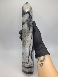 Image 4 of Black Sardonyx Agate Large Crystal Towers - 2 Styles