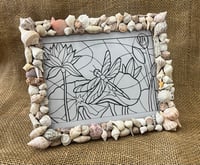 Image 10 of Seashell Picture Frame 8” x 10” #3