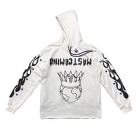 Image 1 of Cream Mastermind Flame Hoodie