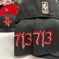 Image 3 of New Era 59Fifty Black-Scarlet 713 