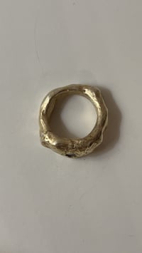 Image 2 of Textured Mossanite diamond ring