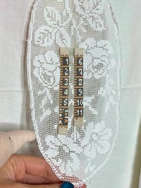 Image 1 of Tape measure earrings Midi Silver