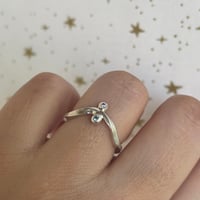 Image 1 of blue wave ring