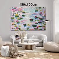 Image 4 of Custom Size Extra Large Art - Waterlilies 