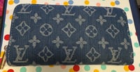 Image 1 of Blue Jean LV Wallet