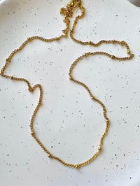 Image 5 of FINE BEAD CHAIN NECKLACE 