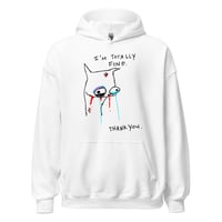 Image 7 of totally fine Unisex Heavy Blend Hoodie | Gildan 18500 copy copy