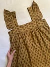 early 1970s BIRKIN raksha olive Indian mini dress