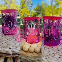 Image 2 of ESPOOKY PINK GLASS MUG