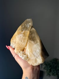 Image 1 of XL SELF STANDING DOUBLE CALCITE POINT -MOROCCO- A