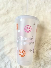 Image 1 of Choose Happiness Cold Cup