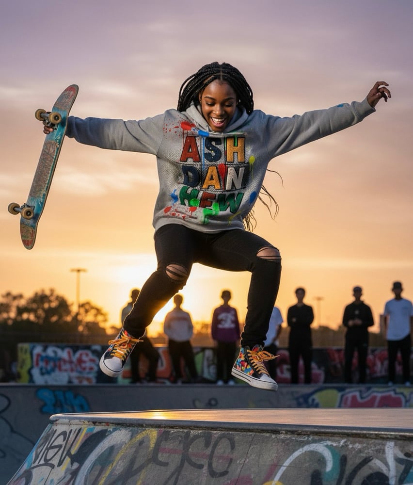 Image of Letter Luxe Gridlock Hoody