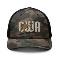 Image 1 of Christian Waterfowlers Brand Snapback Camouflage trucker hat
