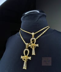 Image 1 of Rope Chain Ankh necklace