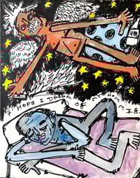 “ hommie dreams     “ canvas 