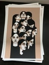 Tower of Heads Print