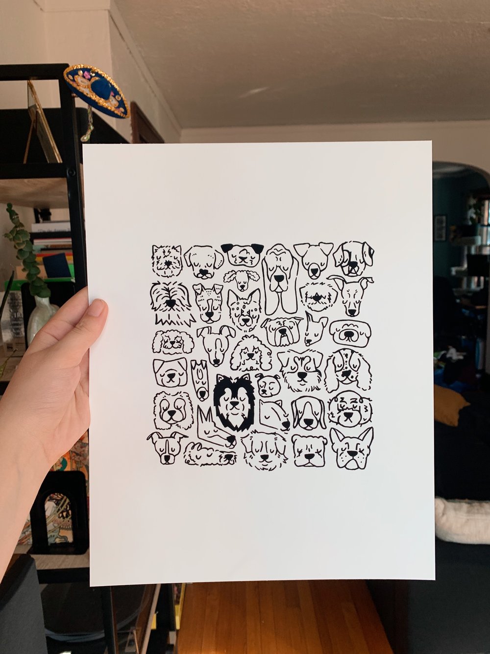 Image of Dogs I Print