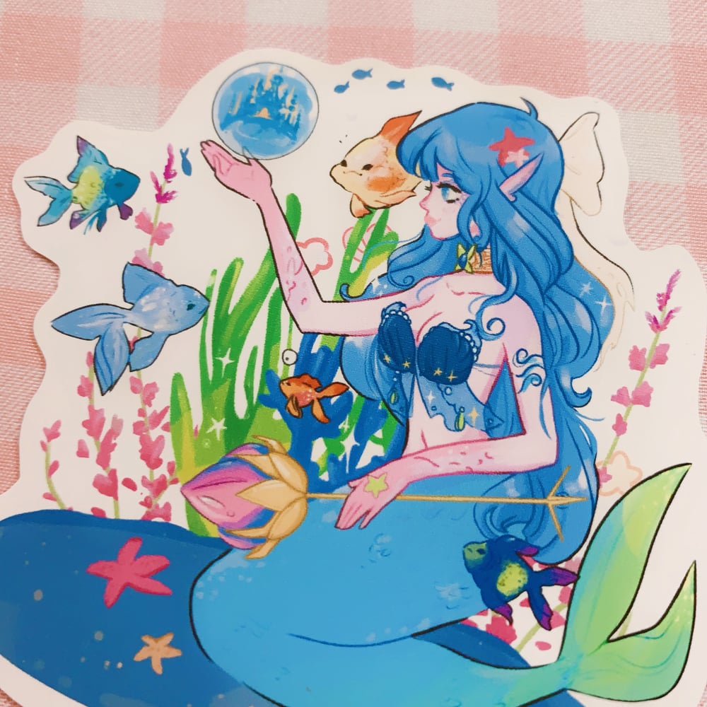 Image of Mermaid Sea Vinyl Sticker