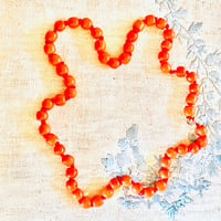 Image 2 of ANTIQUE CORAL BEAD NECKLACE