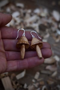 Image 5 of Woodland Mushroom Earrings 
