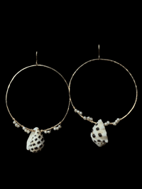 Image 1 of Drupe pearl hoops