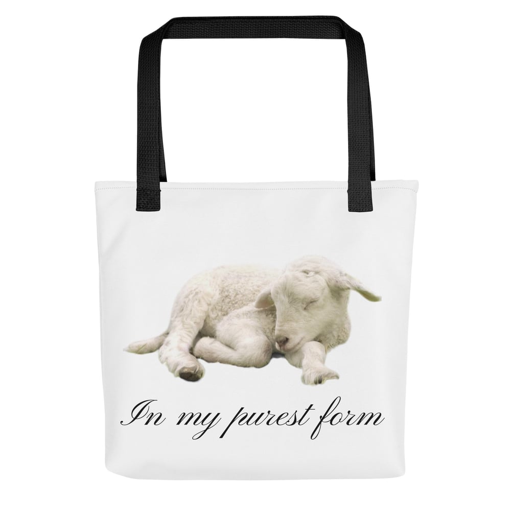 In my purest form tote bag 