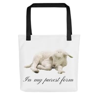 Image 1 of In my purest form tote bag 