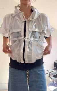 Image 5 of White Parachute Jacket