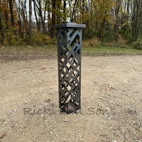 Image 7 of Garden Column - Intersecting/Crossed Lines