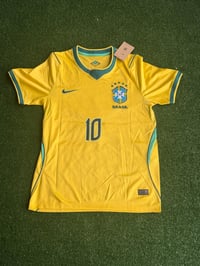 Image 1 of     Brazil Home Jersey – Vini Jr #10 Modern Classic