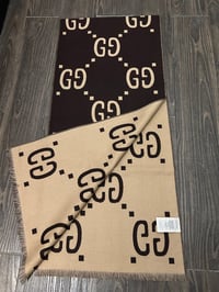 Image 8 of GG Cashmere Scarf