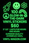 Image of 100-3" to 3.5" Glow In the Dark