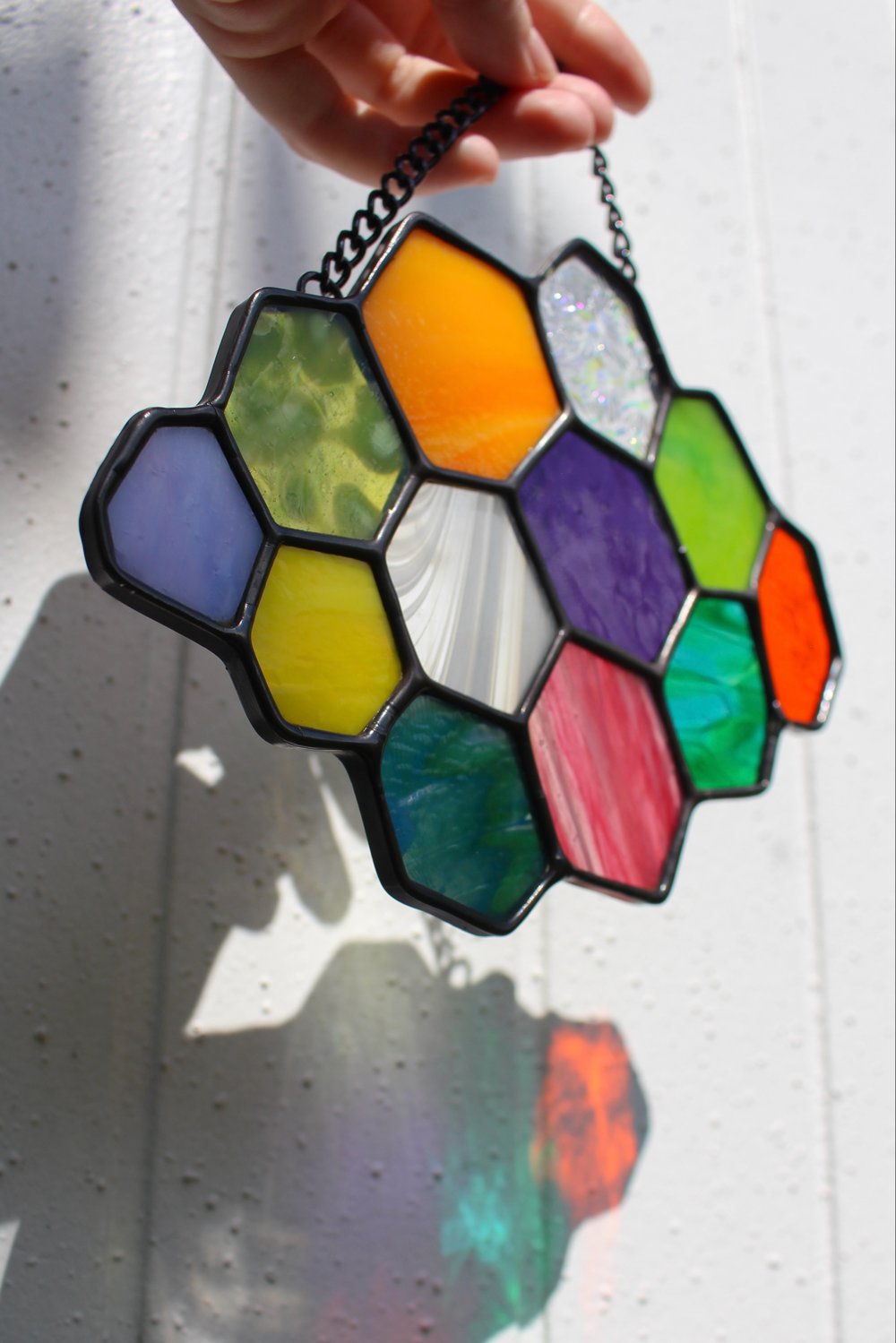 Image of Maximalist Honeycomb- Color Splash