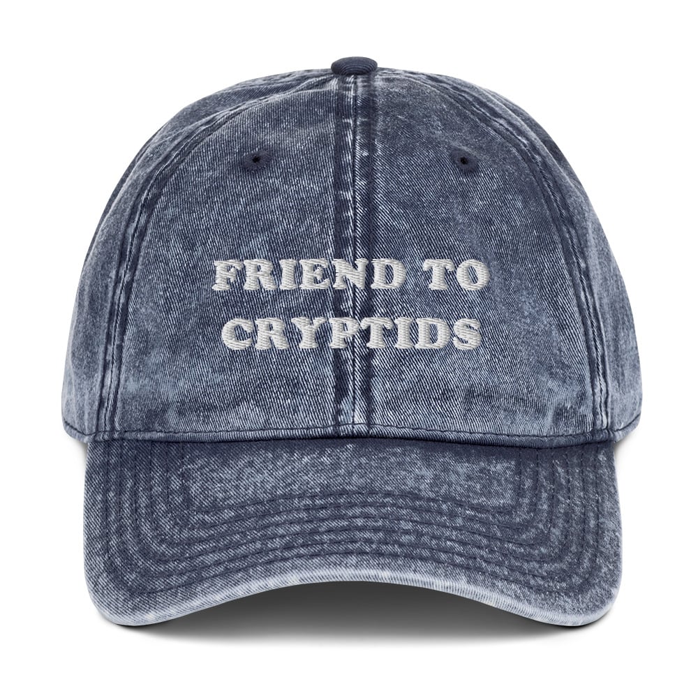 Image of Friend to Crytpids dad hat
